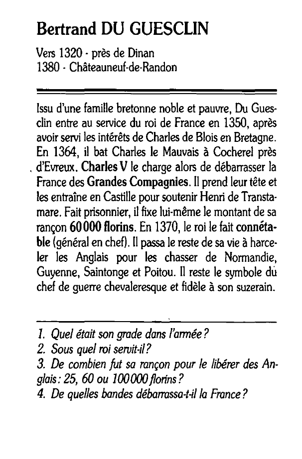 Prévisualisation du document Bertrand DU GUESCLIN