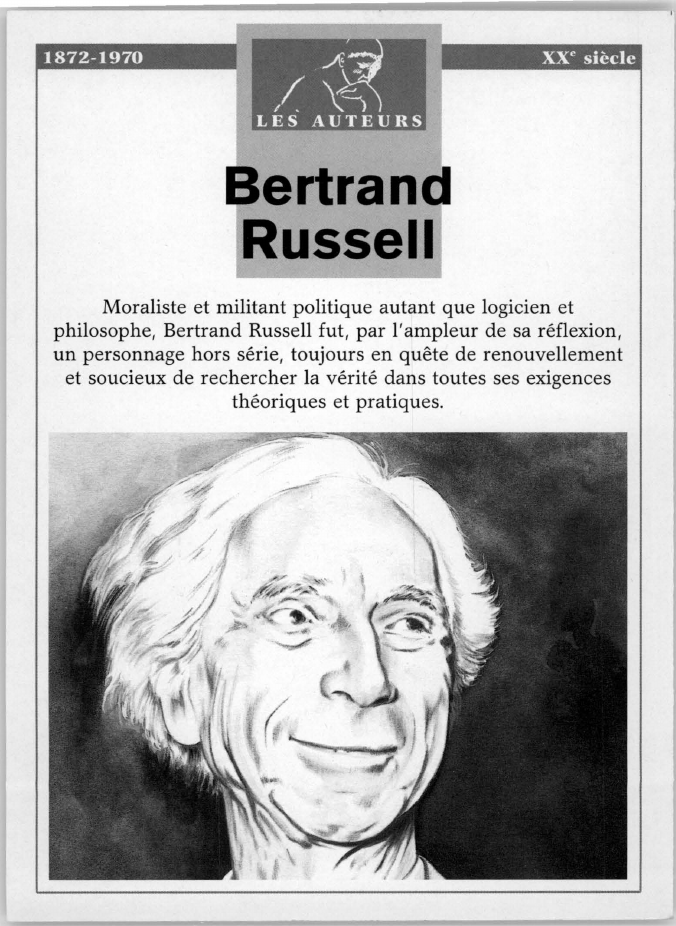 Prévisualisation du document Bertrand Russell
