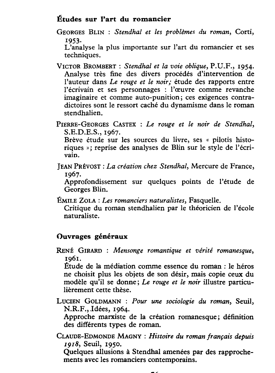 Prévisualisation du document Bibliographie sommaire : Études d'ensemble sur Stendhal