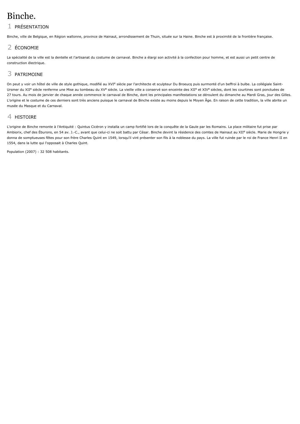 Prévisualisation du document Binche.
