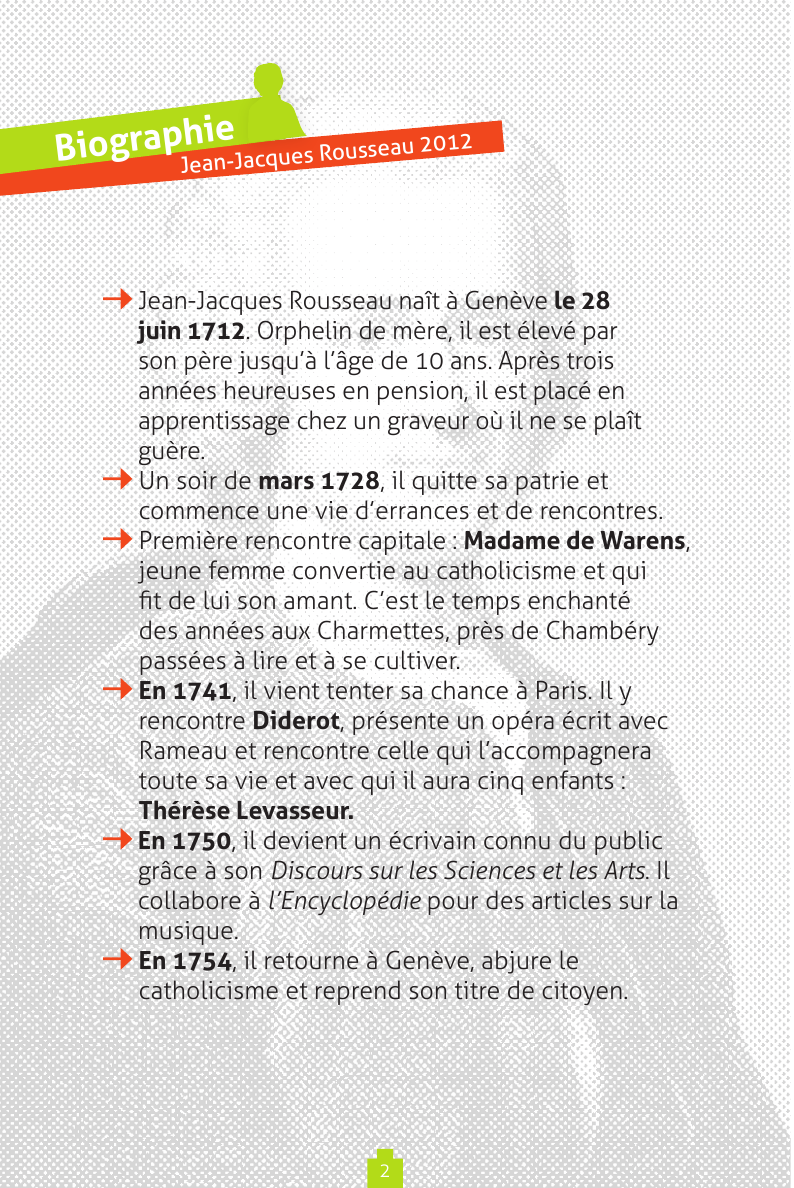 Prévisualisation du document Biographie de rousseau