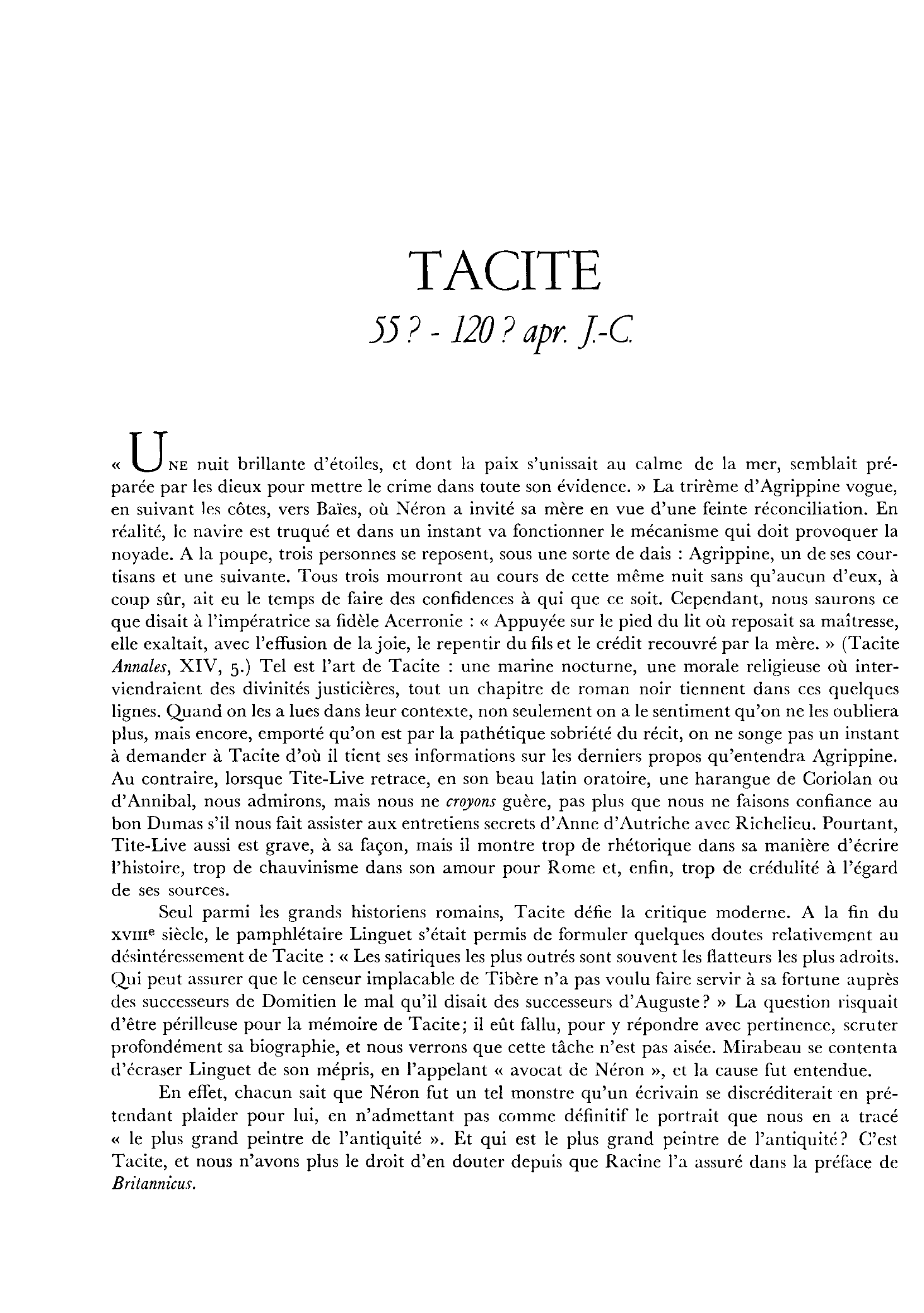 Prévisualisation du document Biographie de Tacite	?