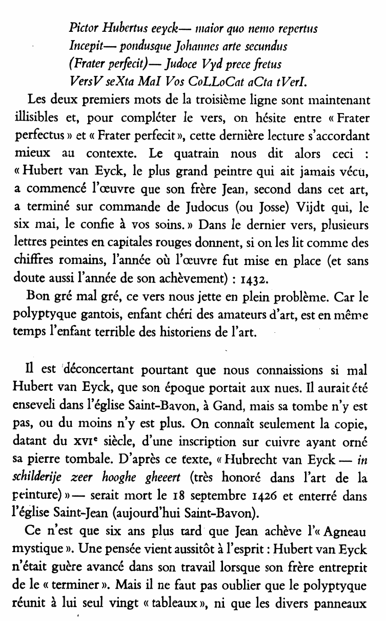 Prévisualisation du document Biographie des frères van Eyck