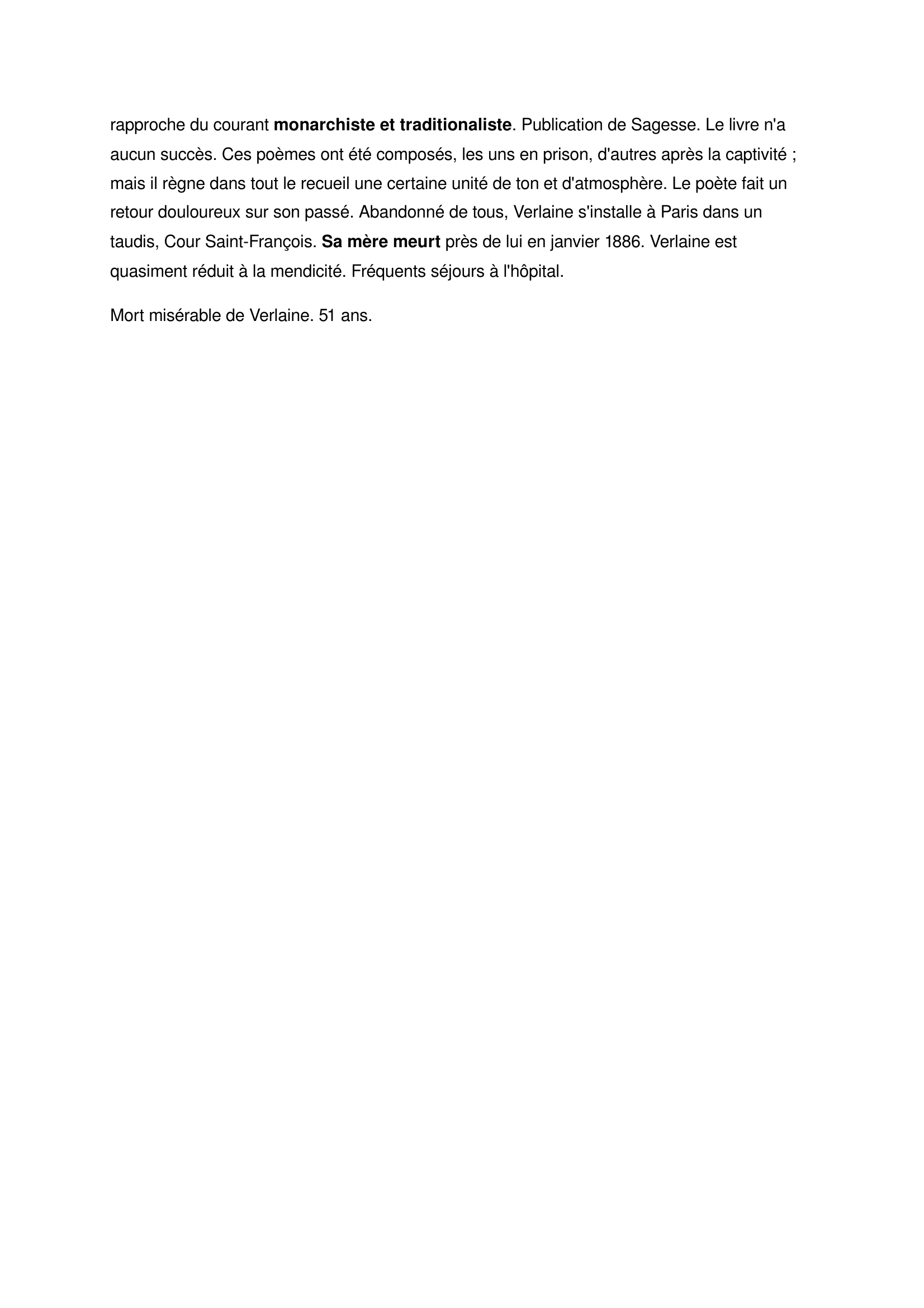 Prévisualisation du document Biographie Verlaine