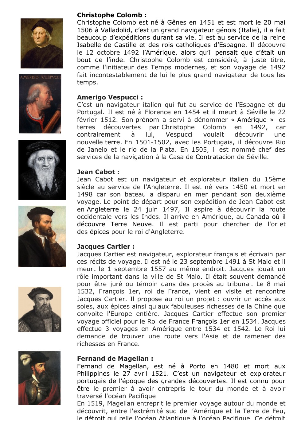 Prévisualisation du document Biographies