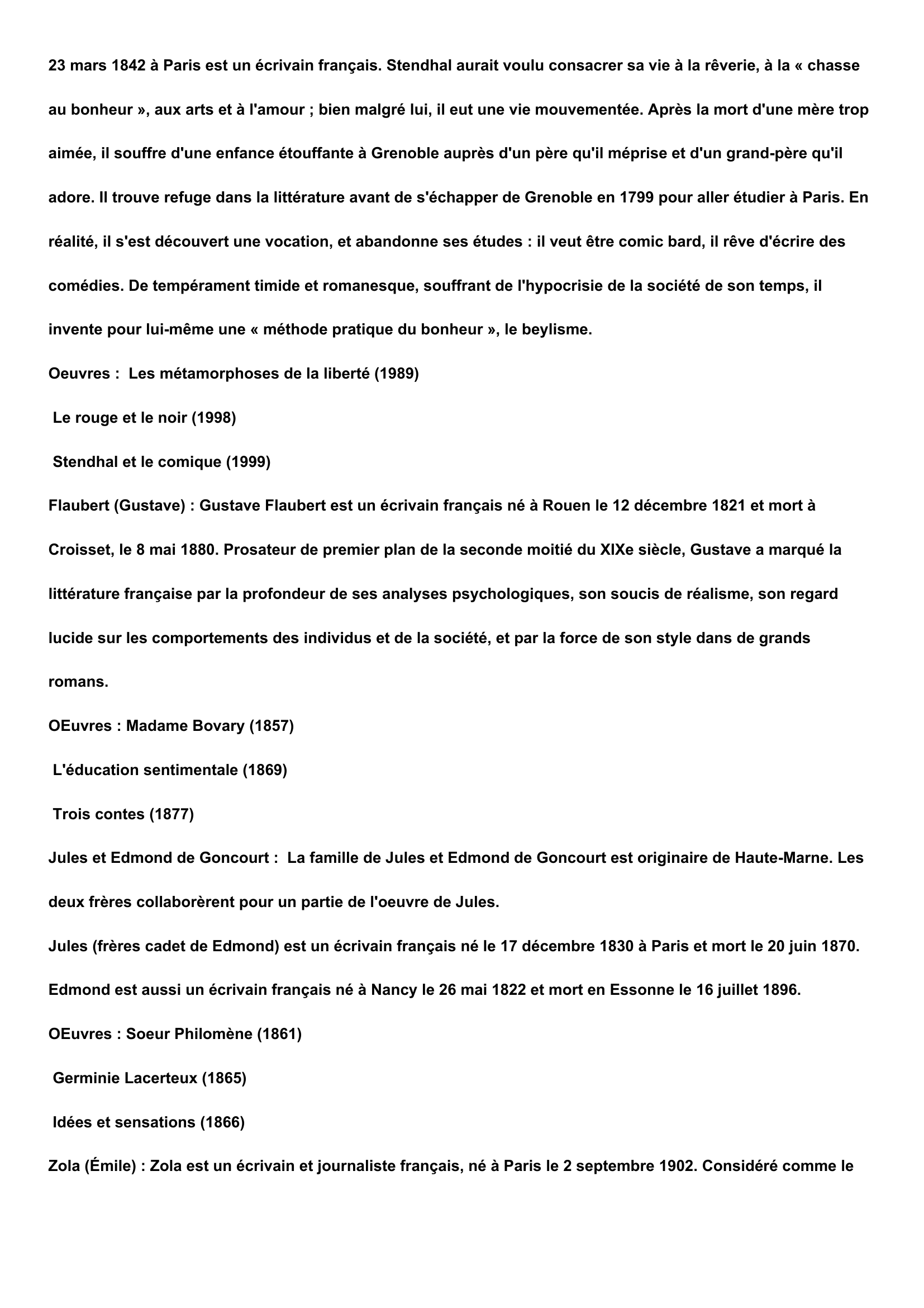 Prévisualisation du document biographies francais