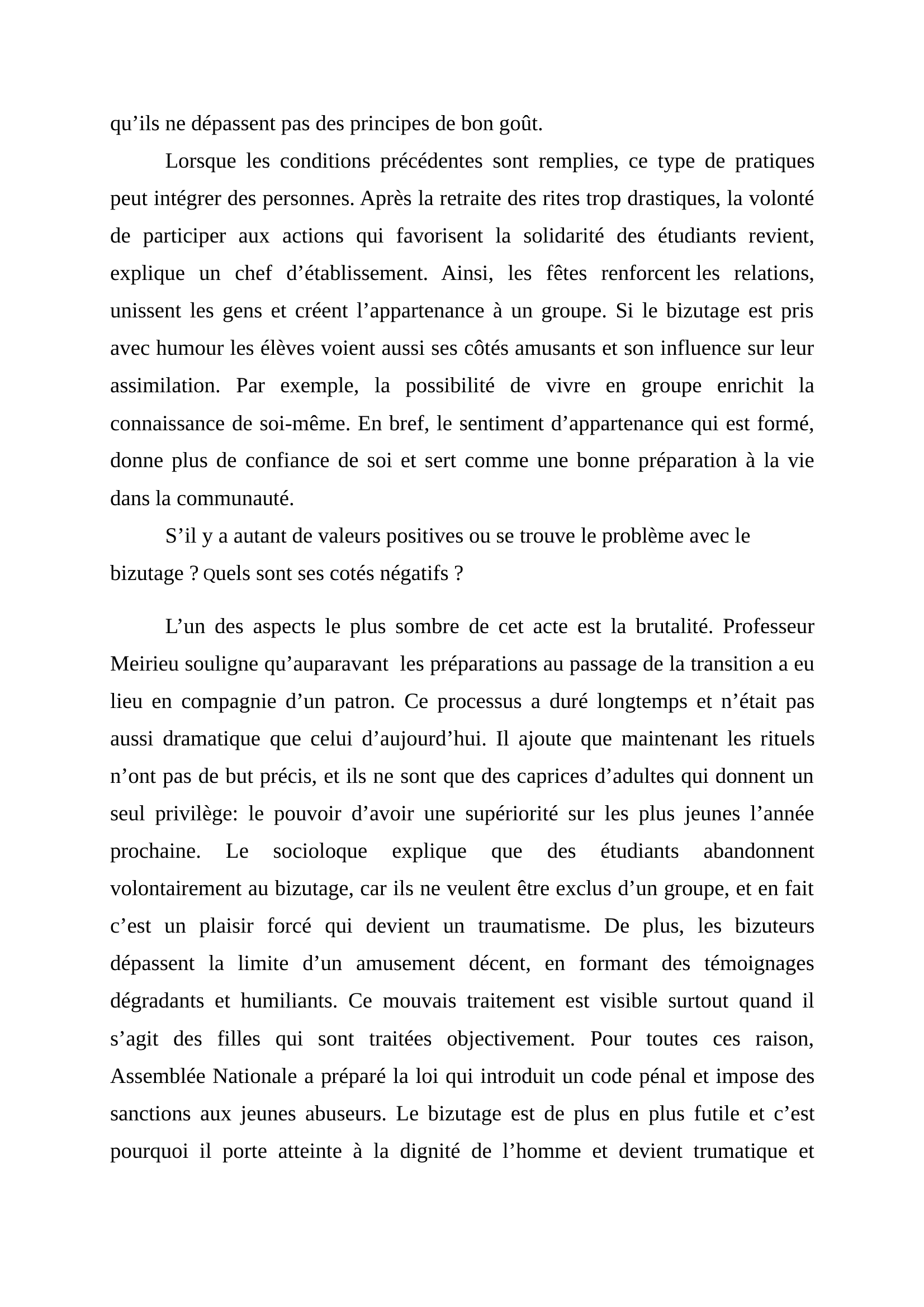 Prévisualisation du document bizutage - synthese