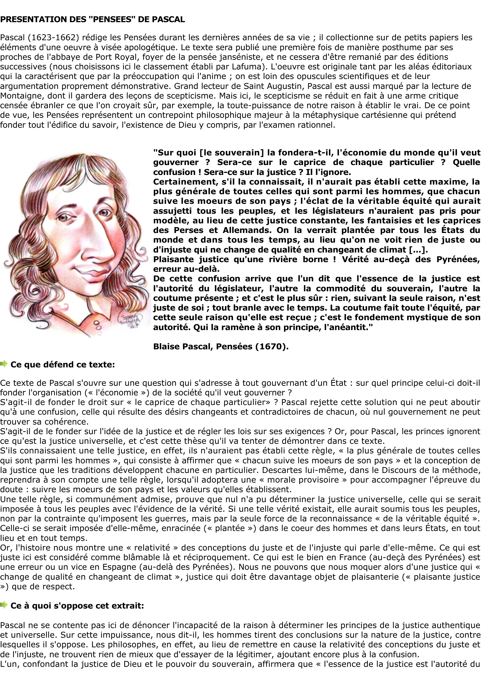 Prévisualisation du document Blaise Pascal: Les critères du juste 

sont-ils relatifs ?