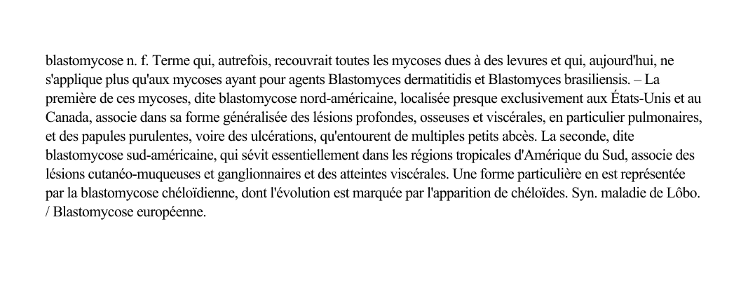 Prévisualisation du document blastomycose n.