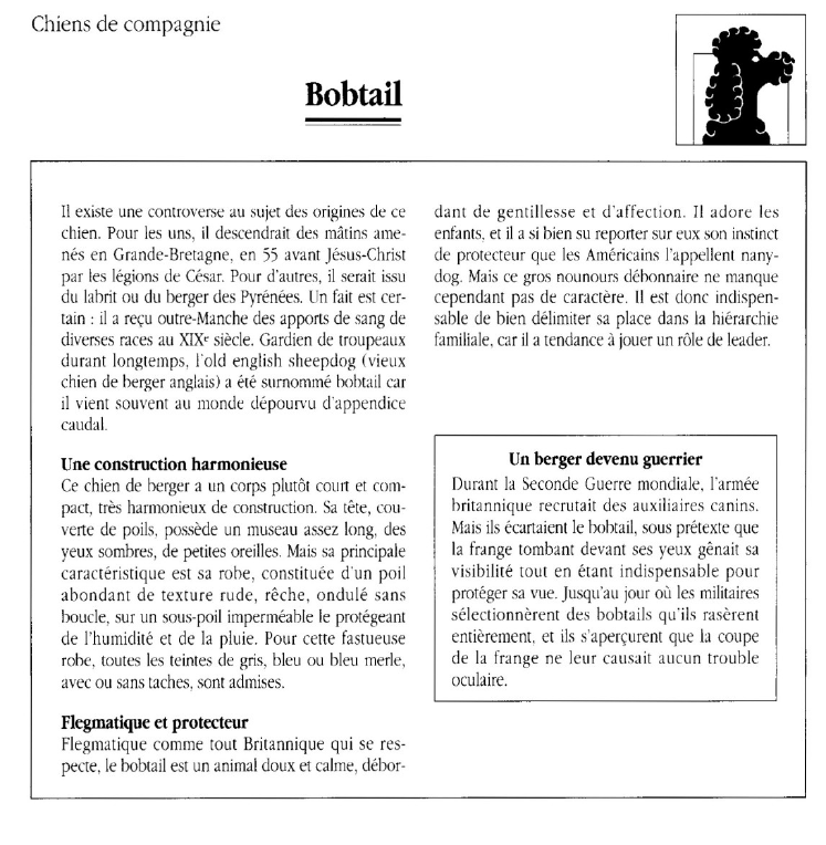 Prévisualisation du document Bobtail	.