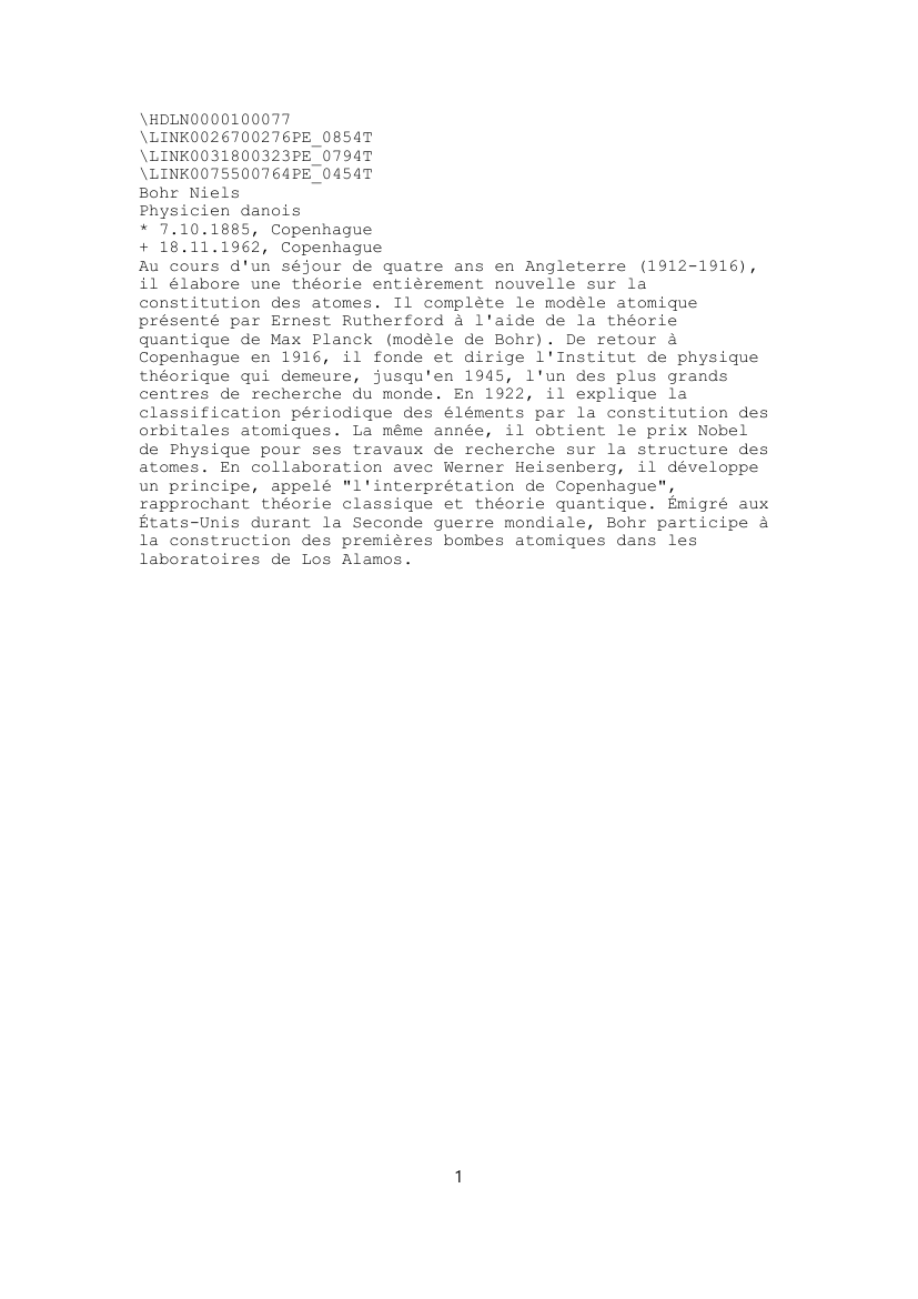 Prévisualisation du document Bohr Niels