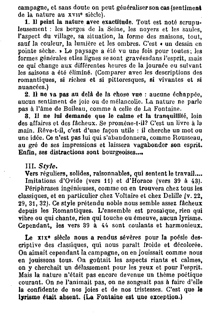 Prévisualisation du document BOILEAU: LES PLAISIRS DES CHAMPS (Épître VI, vers 1 à 42)