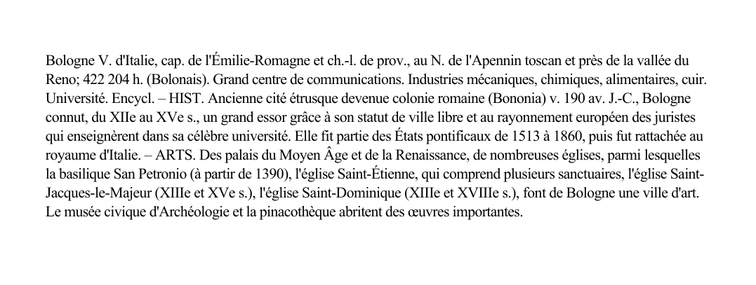 Prévisualisation du document Bologne V.