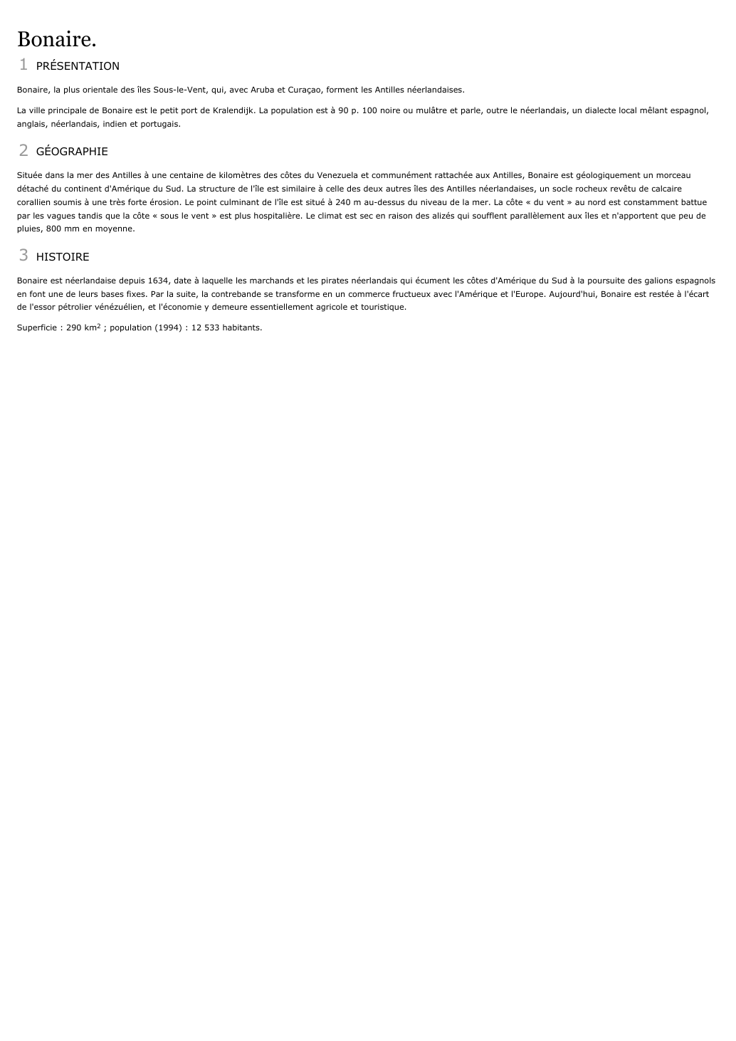 Prévisualisation du document Bonaire.