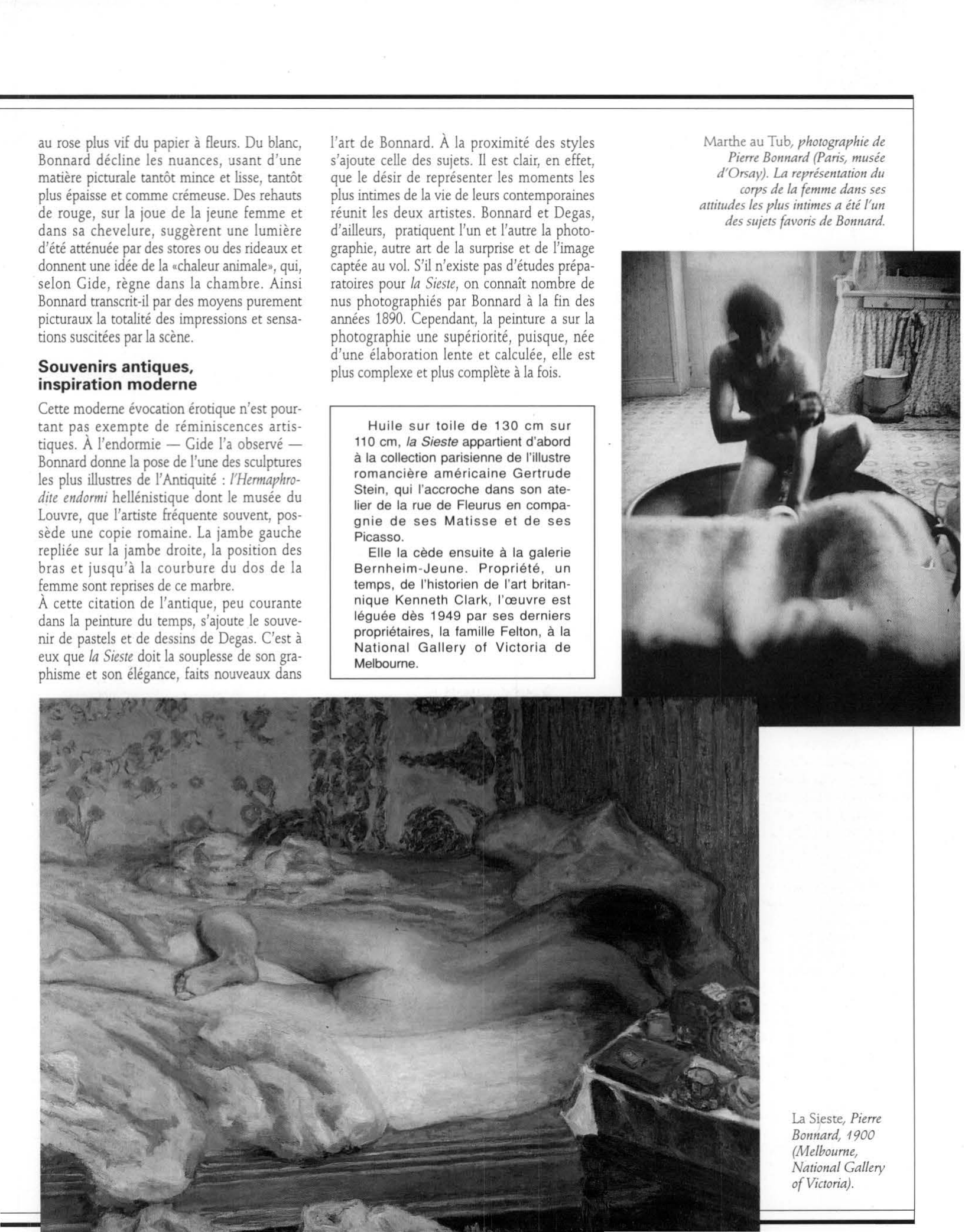 Prévisualisation du document Bonnard : LA SIESTE