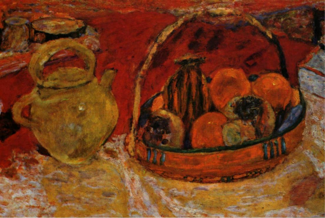 Prévisualisation du document BONNARD Pierre: Nature morte jaune et rouge