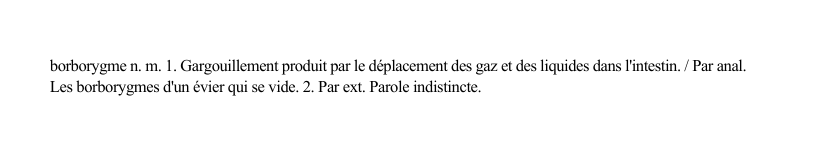 Prévisualisation du document borborygme n.