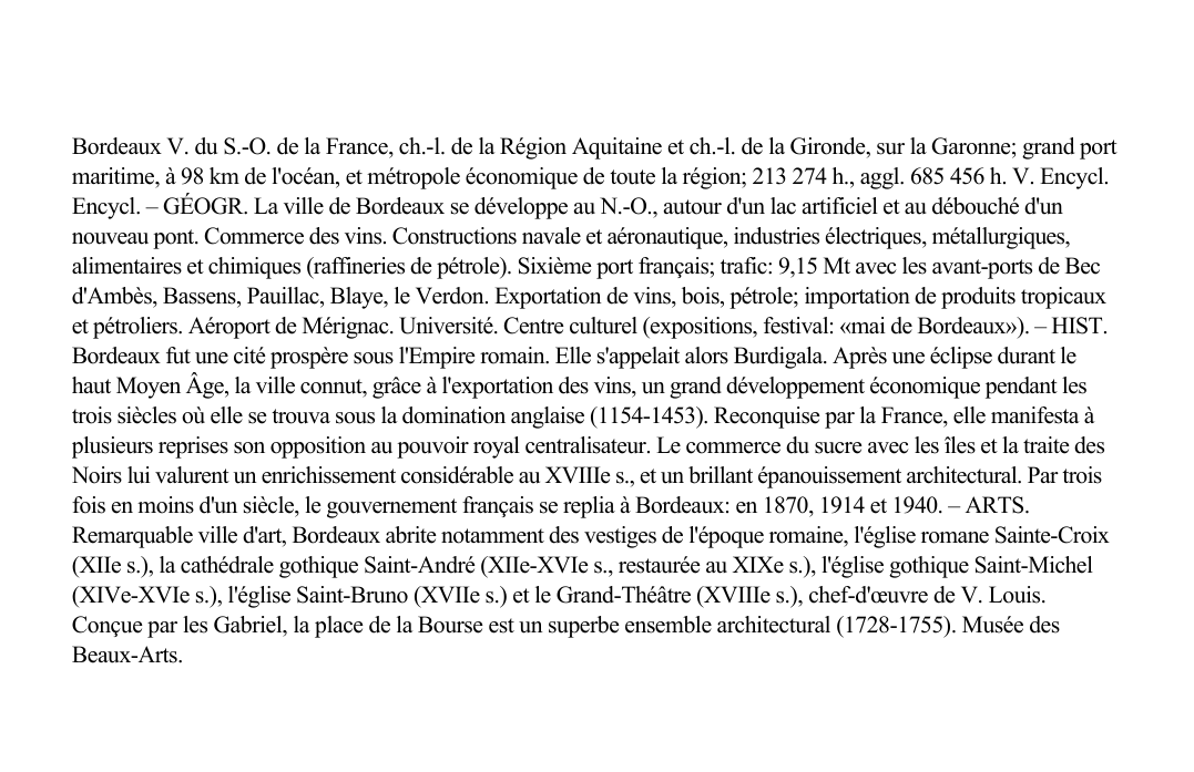 Prévisualisation du document Bordeaux V.