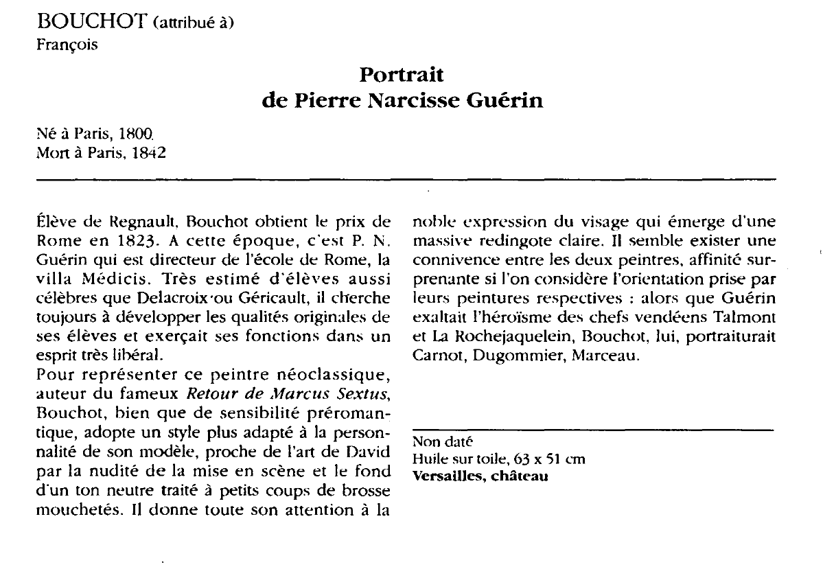 Prévisualisation du document BOUCHOT François : Portrait de Pierre Narcisse Guérin