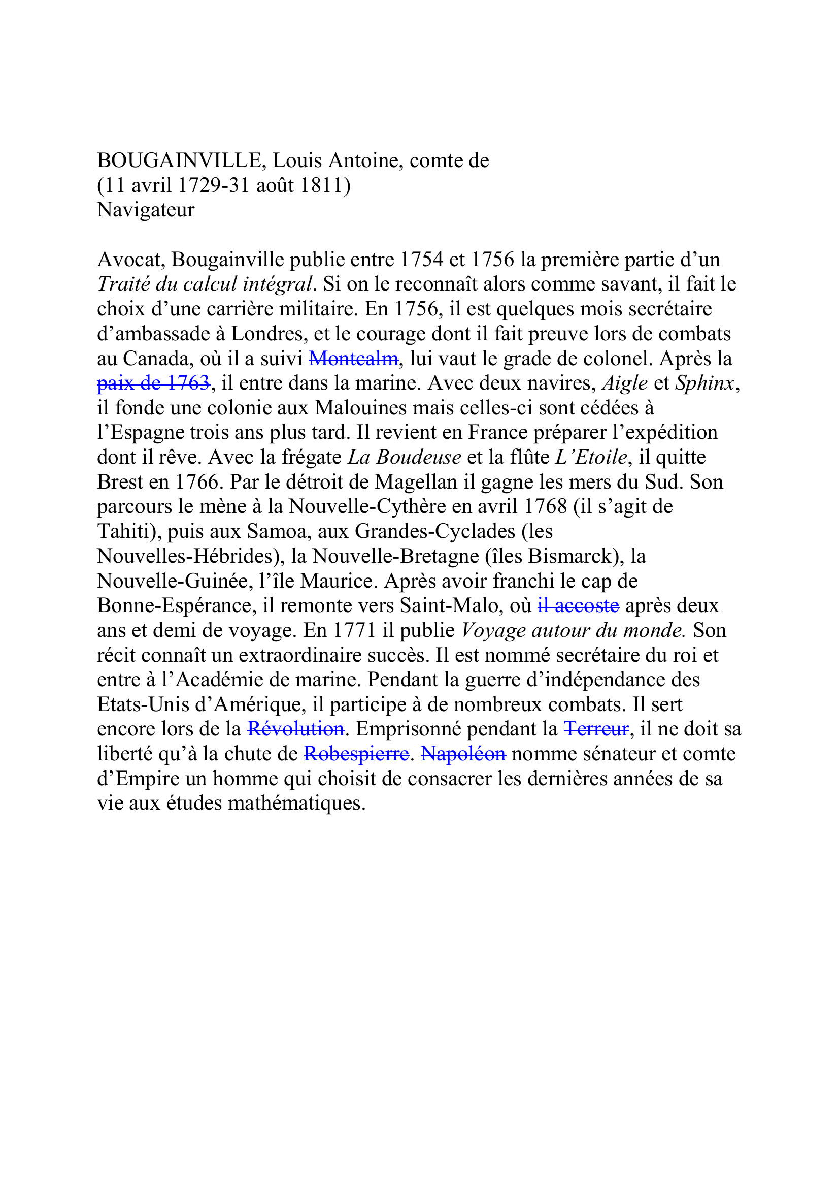 Prévisualisation du document BOUGAINVILLE (Louis-Antoine, comte de)