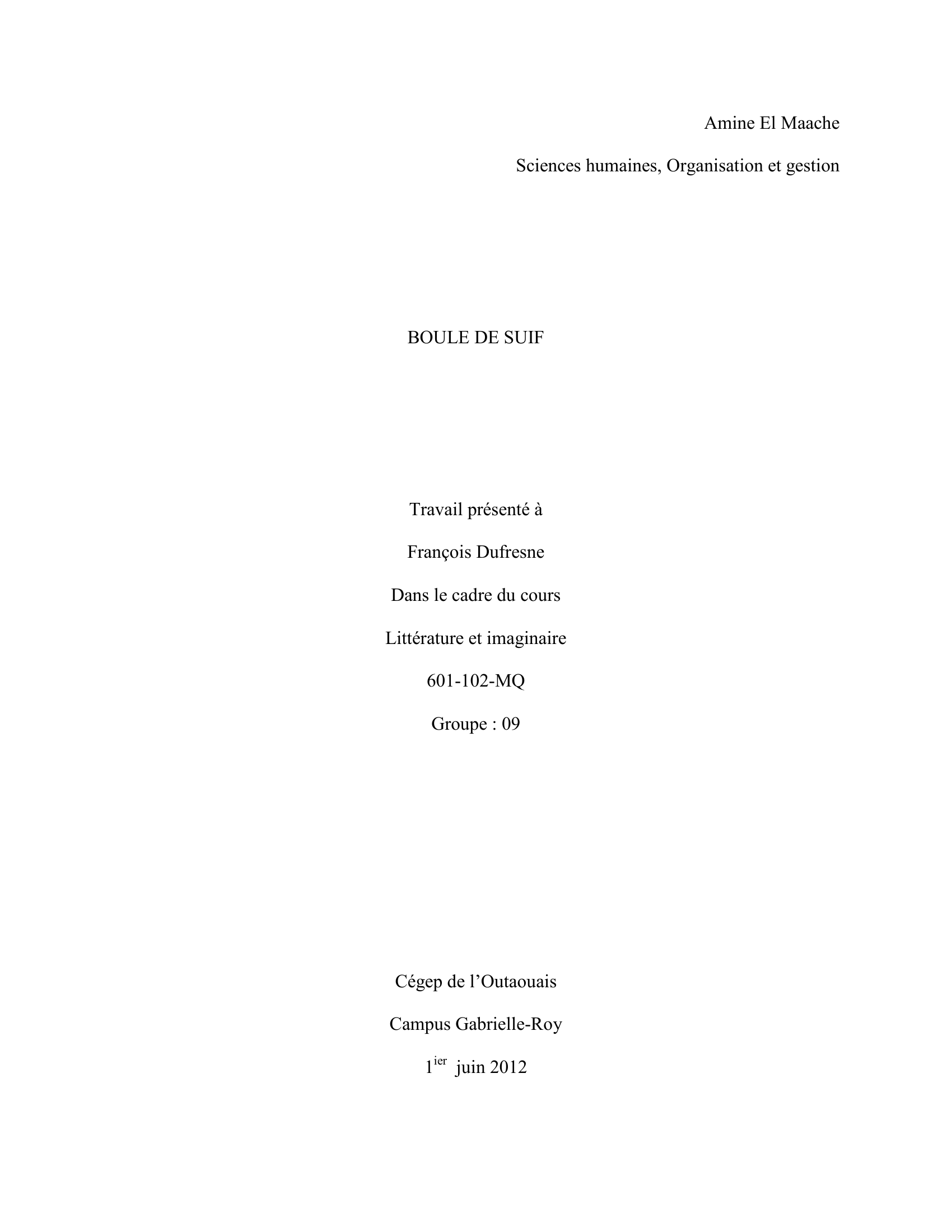 Prévisualisation du document Boule de suif de MAUPASSANT (Résumé & Analyse)