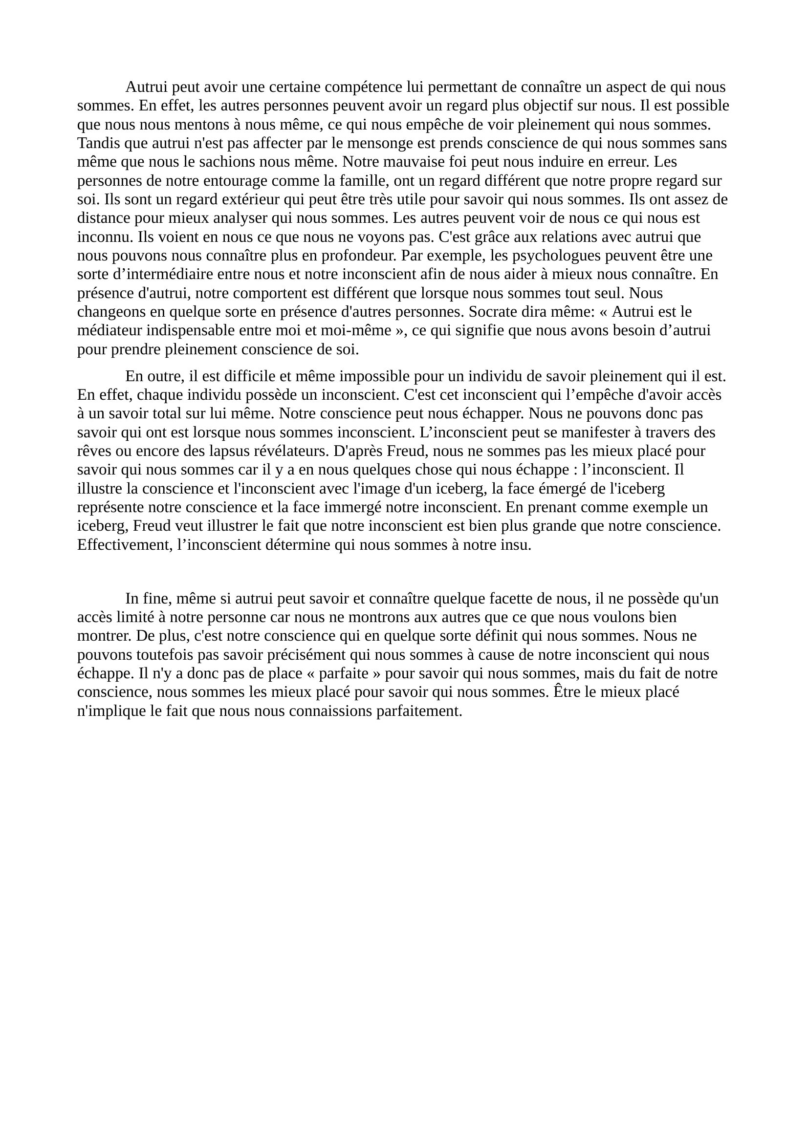 Prévisualisation du document PHILOSOPHIE – DISSERTATION  ?