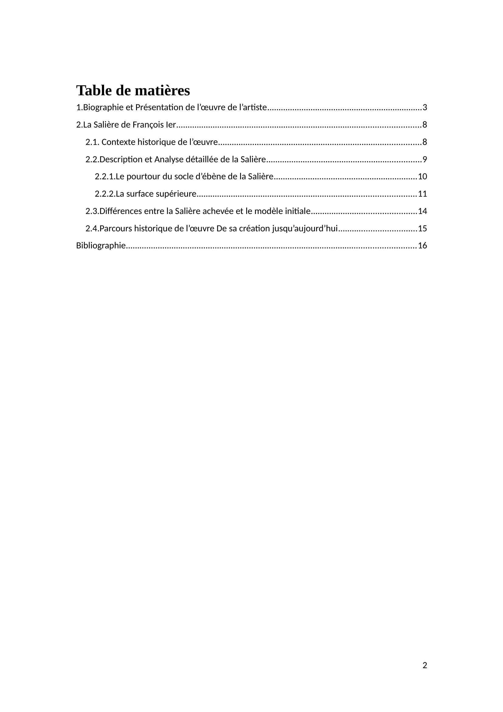 Prévisualisation du document UNIVERSITe RENNES 2 

 
Cellini : La Salière de François I.