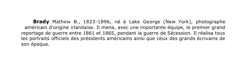 Prévisualisation du document Brady Mathew B.