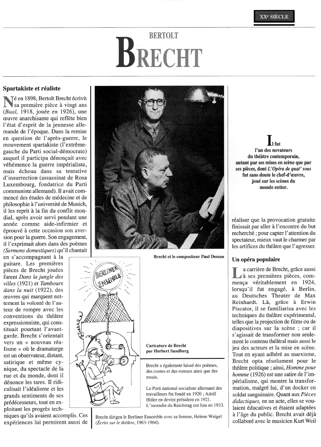 Prévisualisation du document Brecht