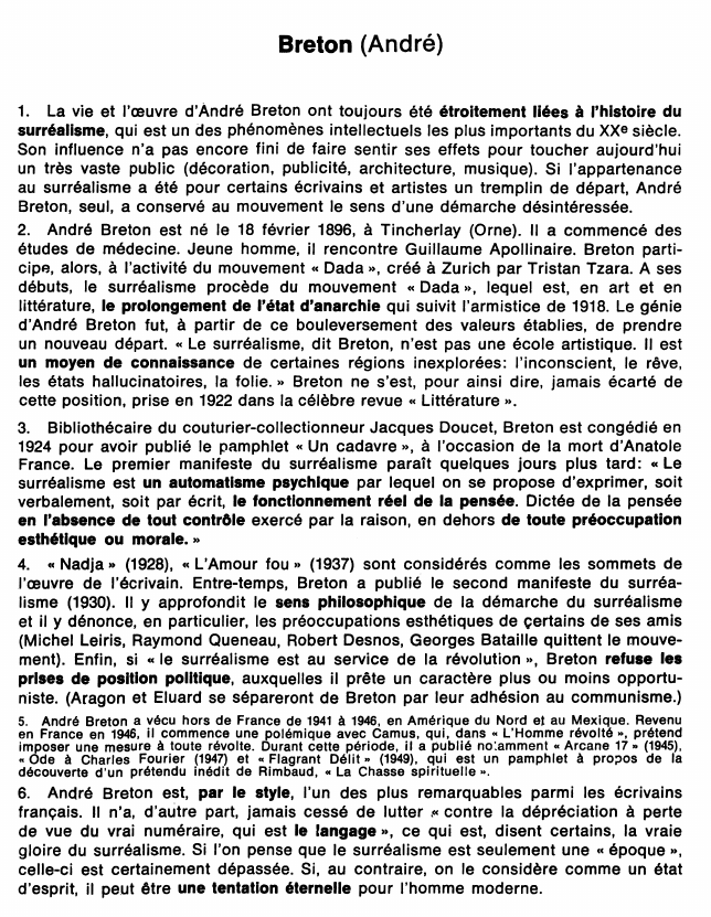 Prévisualisation du document Breton (André)