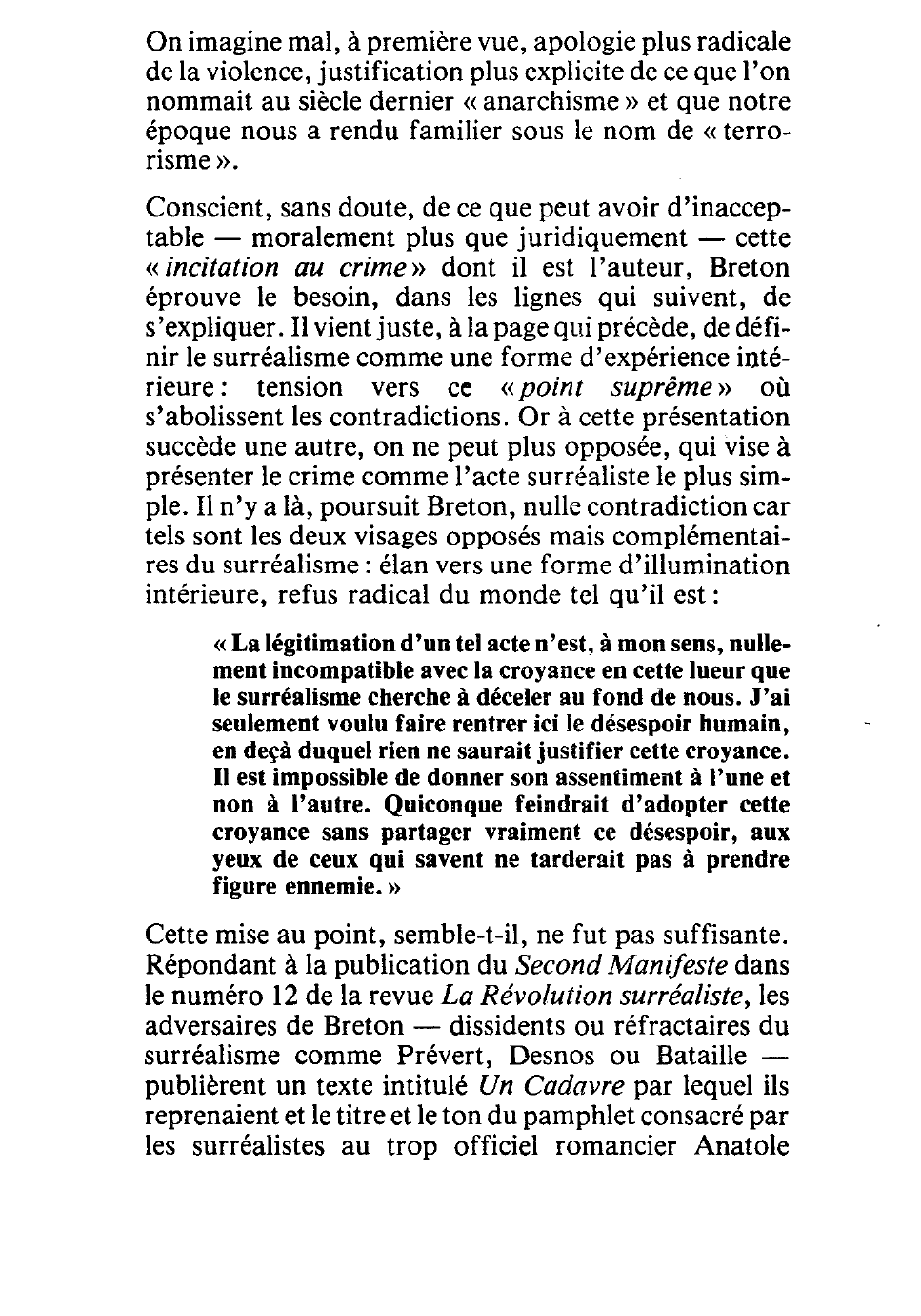 Prévisualisation du document Breton et l acte surréaliste