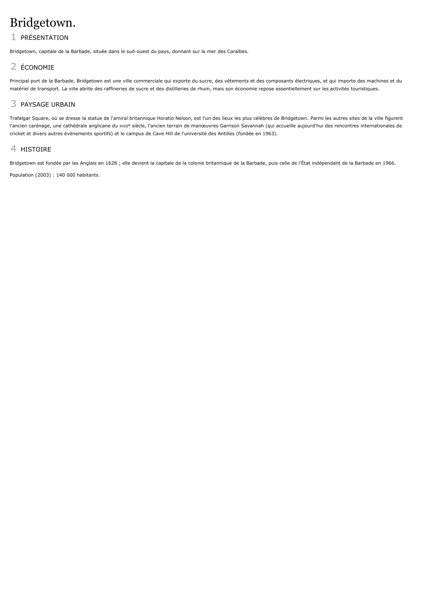 Prévisualisation du document Bridgetown.