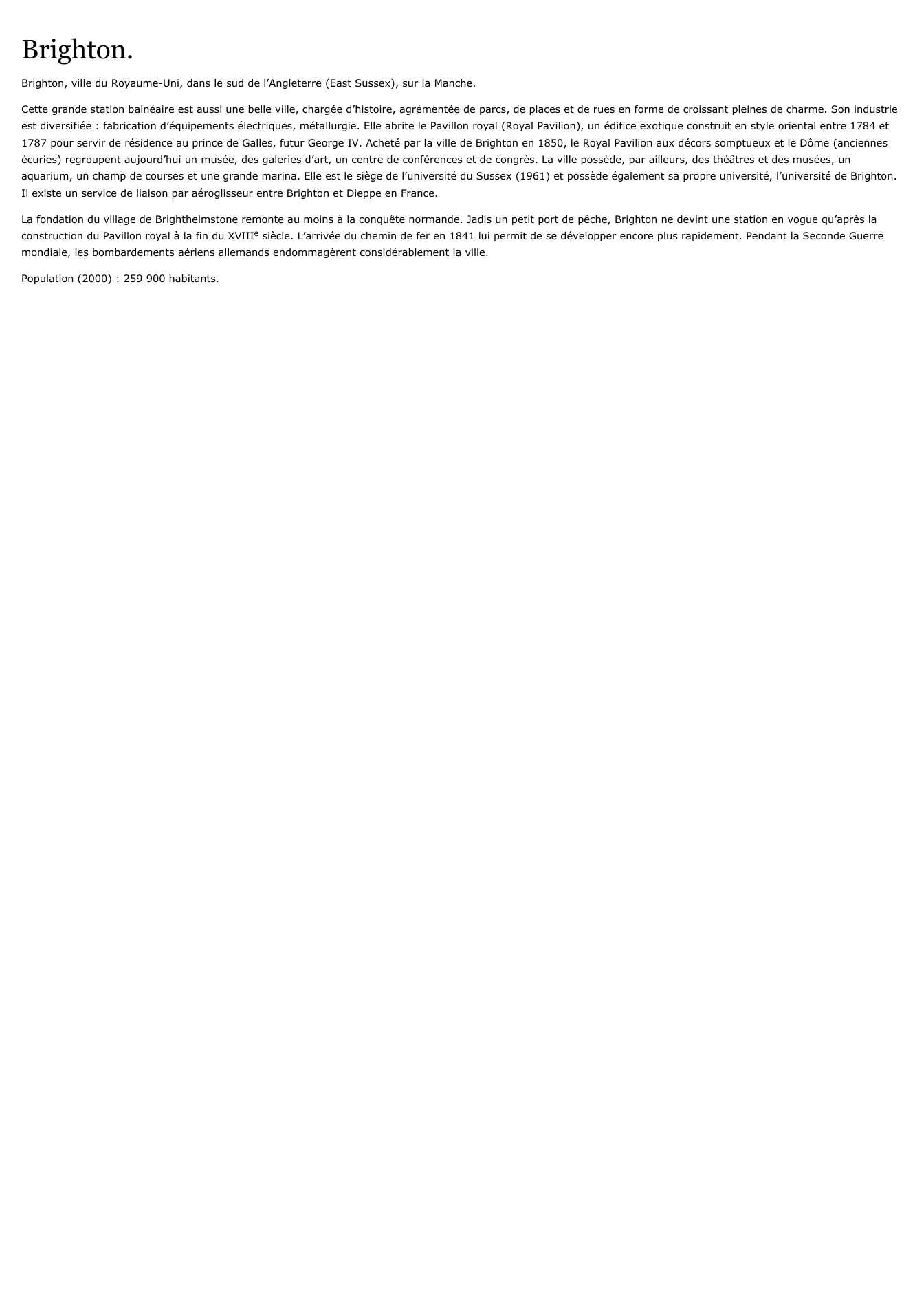 Prévisualisation du document Brighton.