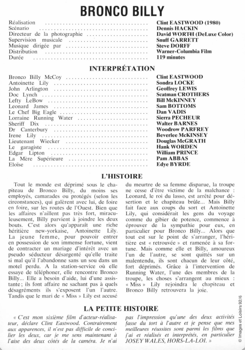Prévisualisation du document BRONCO BILLY