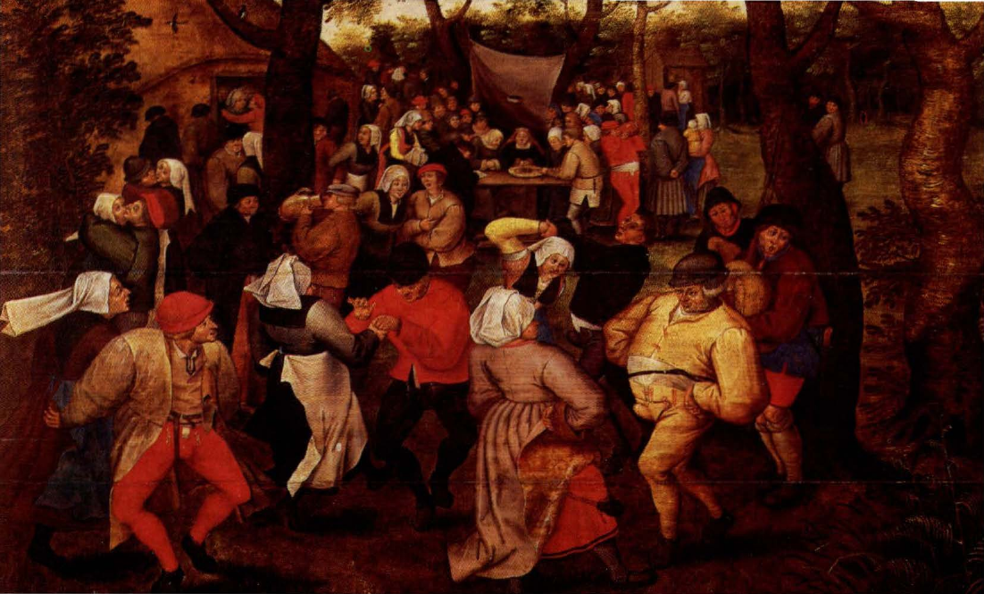 Prévisualisation du document BRUEGEL (D'après) Pieter II, dit Bruegel le Jeune : Les Noces villageoises  (analyse du tableau).