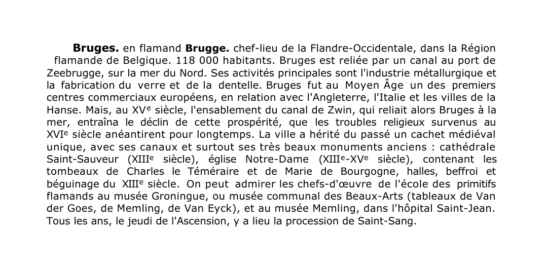 Prévisualisation du document Bruges.