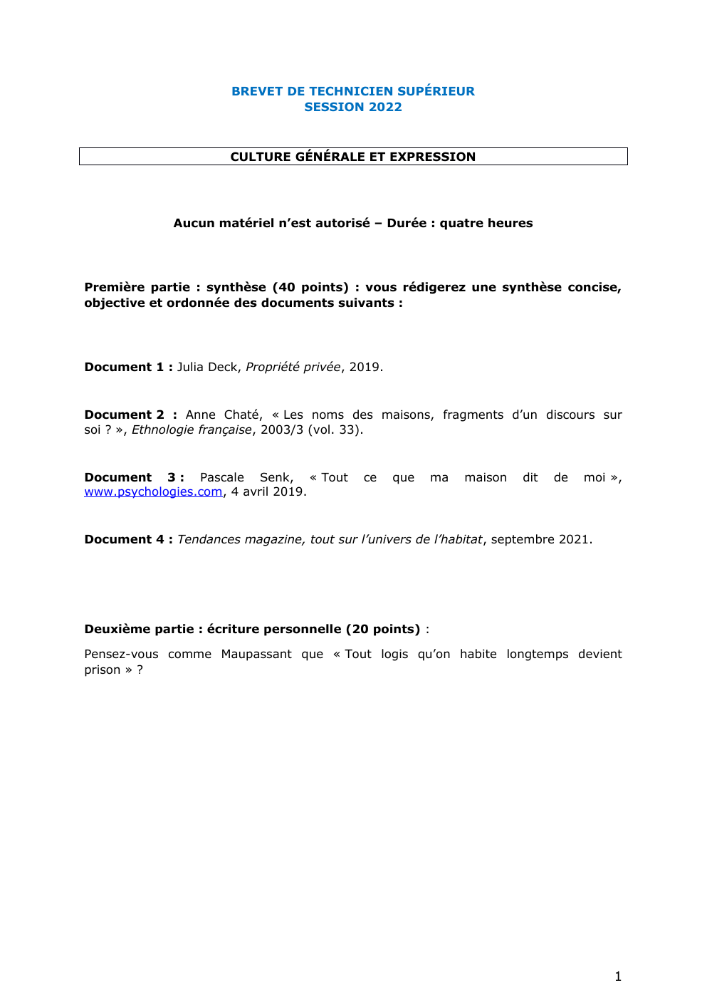 Prévisualisation du document BTS FRANCAIS