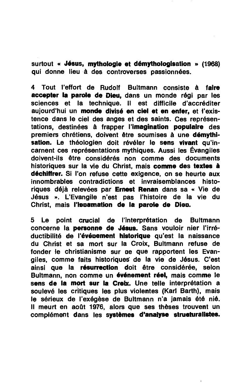 Prévisualisation du document Bultmann (Rudolf)