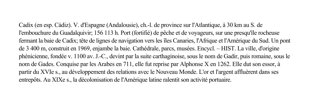 Prévisualisation du document Cadix (en esp.