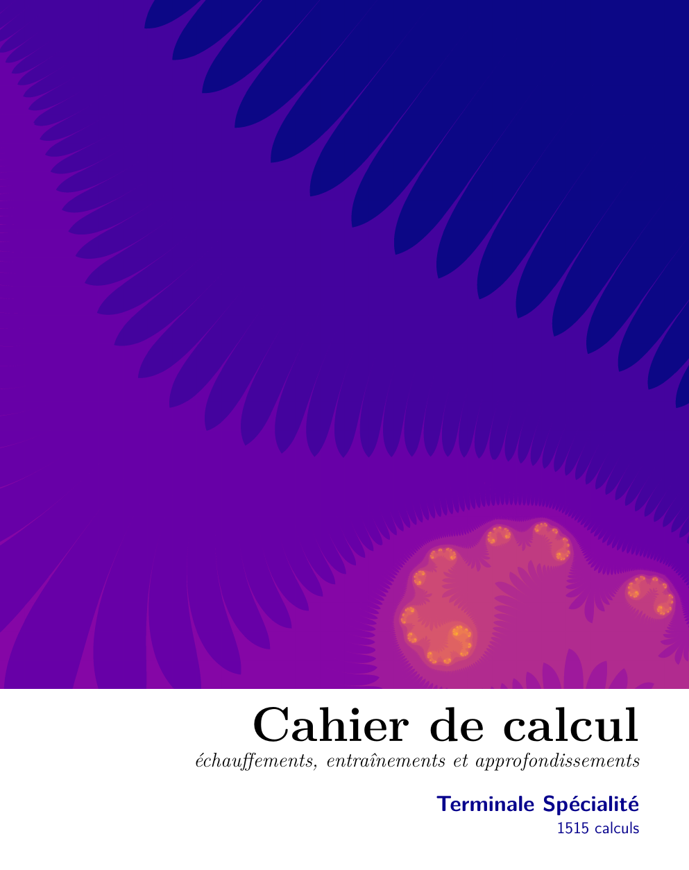 Prévisualisation du document Cahier de calcul échauffements, entraînements et approfondissements