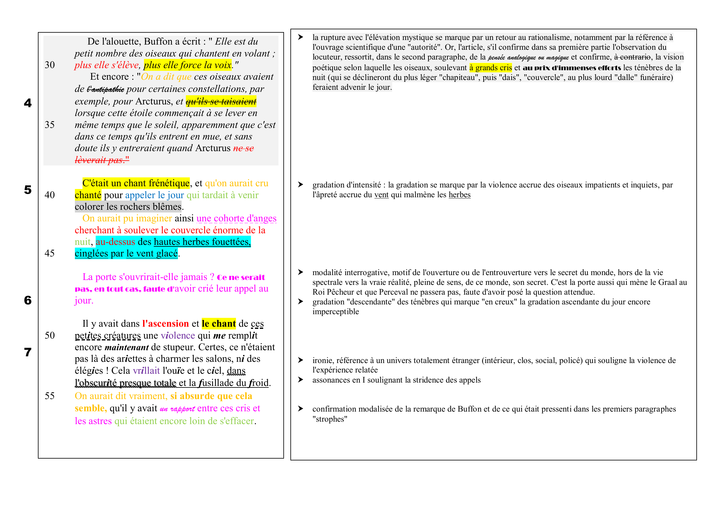 Prévisualisation du document Cahier de verdure, "Sur les degrés montants", (partie prose : pp.