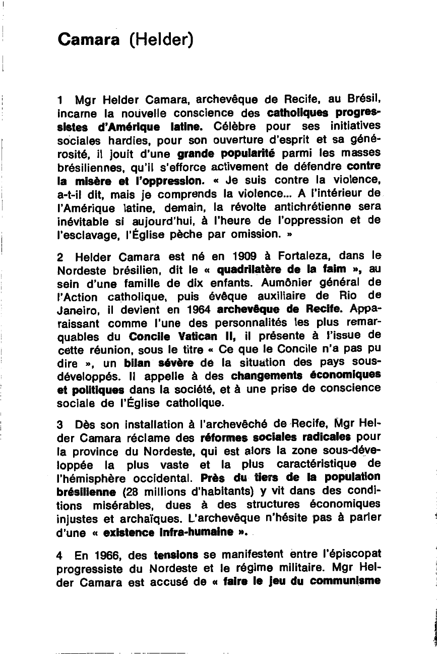Prévisualisation du document CAMARA (Helder)