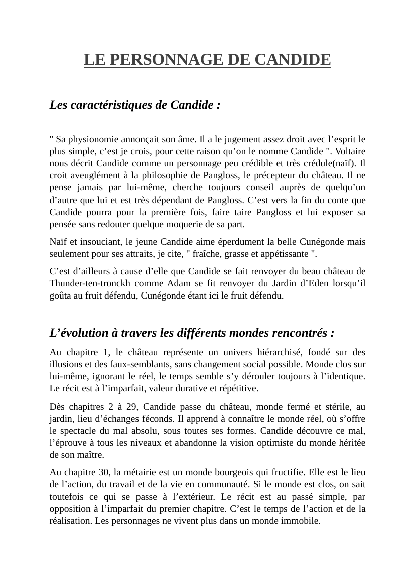 Prévisualisation du document Candide