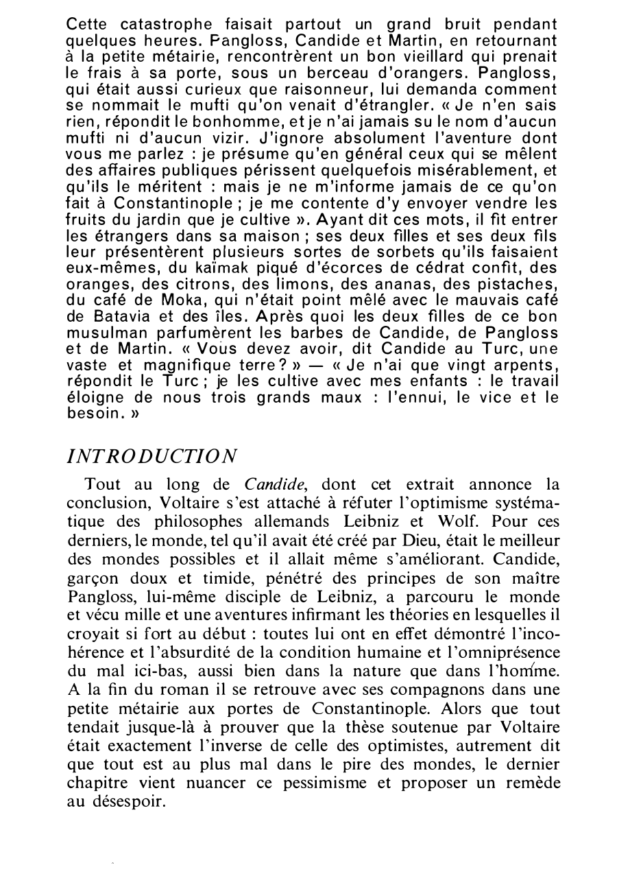 Prévisualisation du document Candide, chapitre 30 de Voltaire