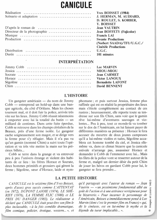 Prévisualisation du document CANICULE