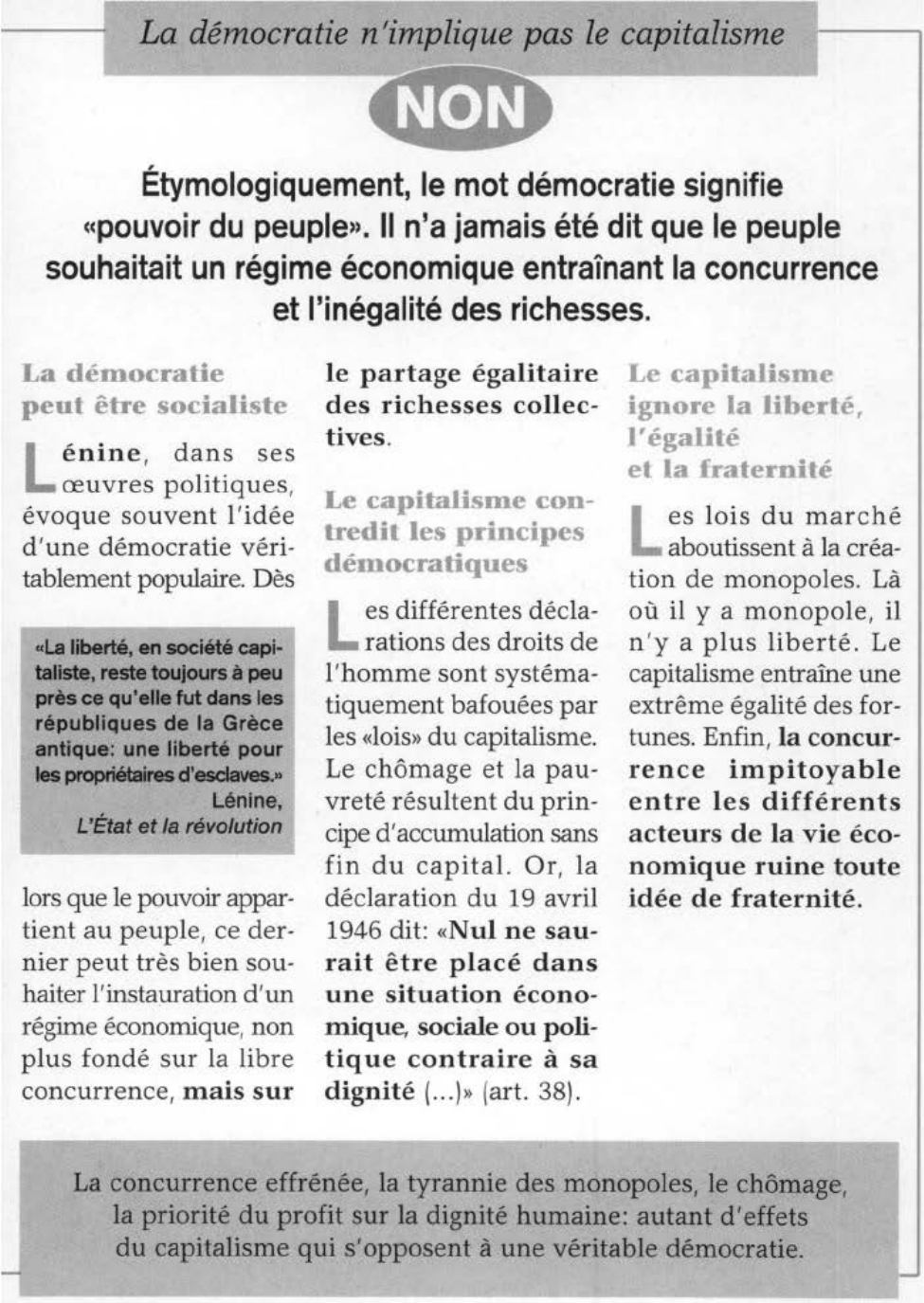 Prévisualisation du document Capitalisme (analyse et critique de la doctrine)