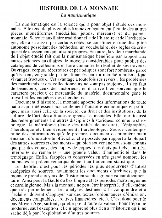 Prévisualisation du document CAPITULAIRES ET «MISSI DOMINICI»(viiie - ixe siècles) - HISTOIRE.