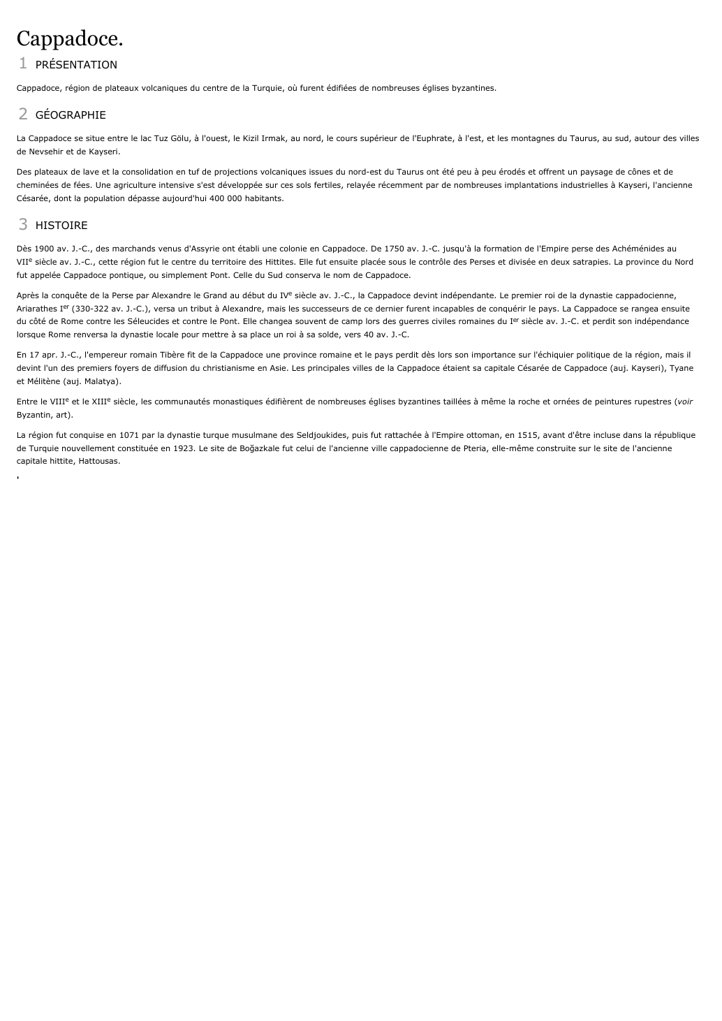 Prévisualisation du document Cappadoce.