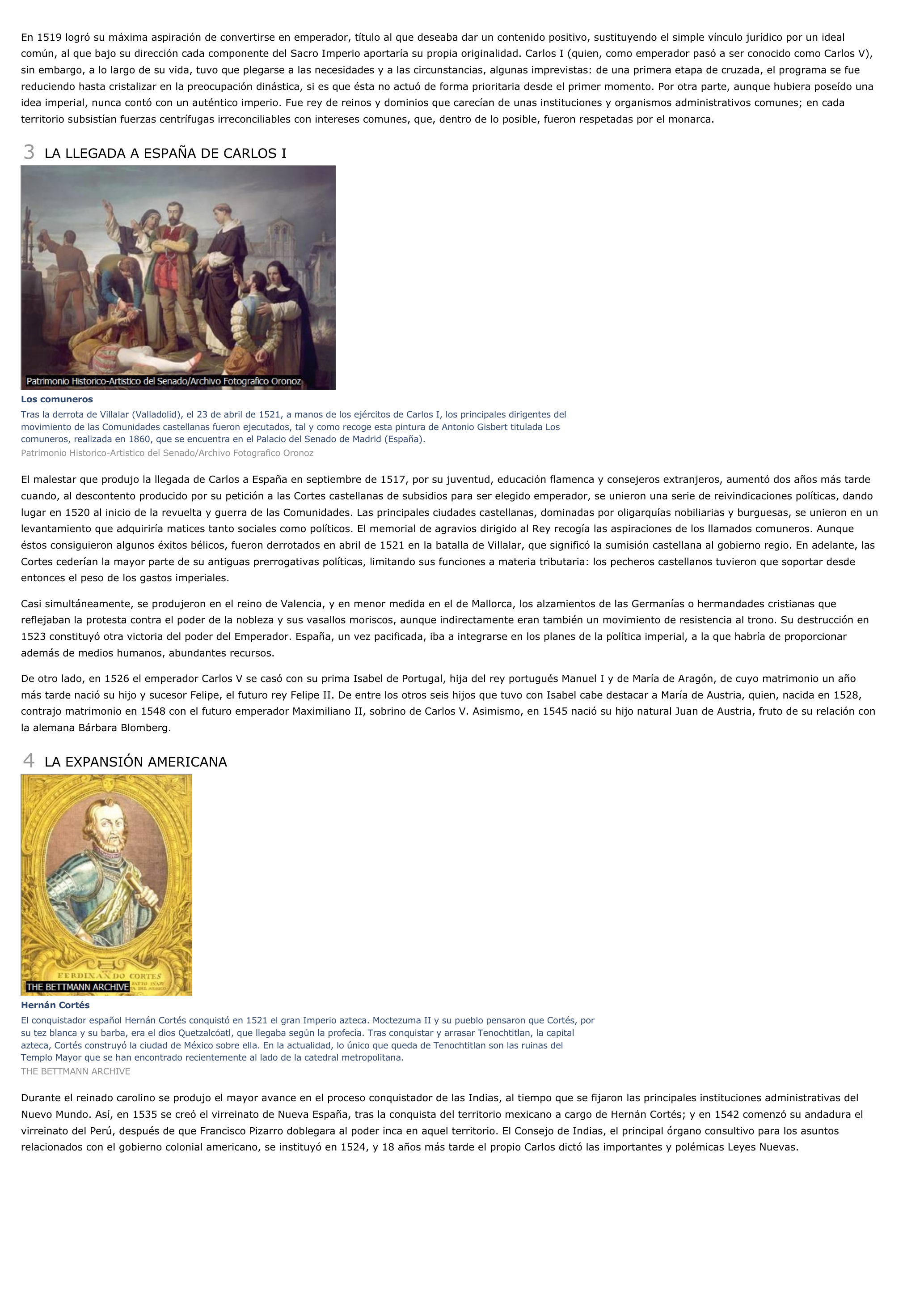 Prévisualisation du document Carlos I (V del Sacro Imperio Romano) - historia.