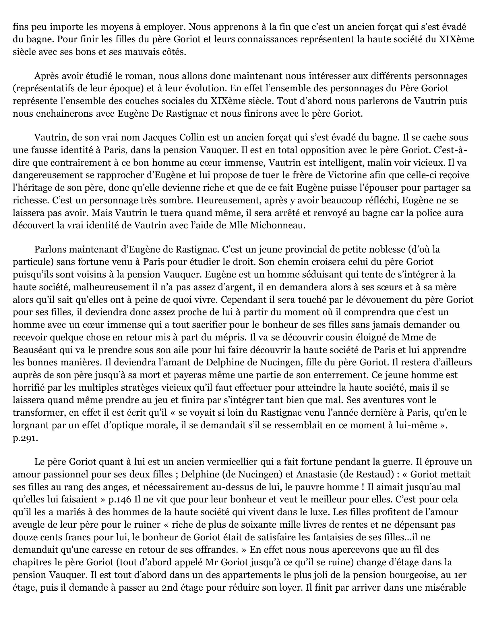 Prévisualisation du document Carnet De Lecture Du Père Goriot